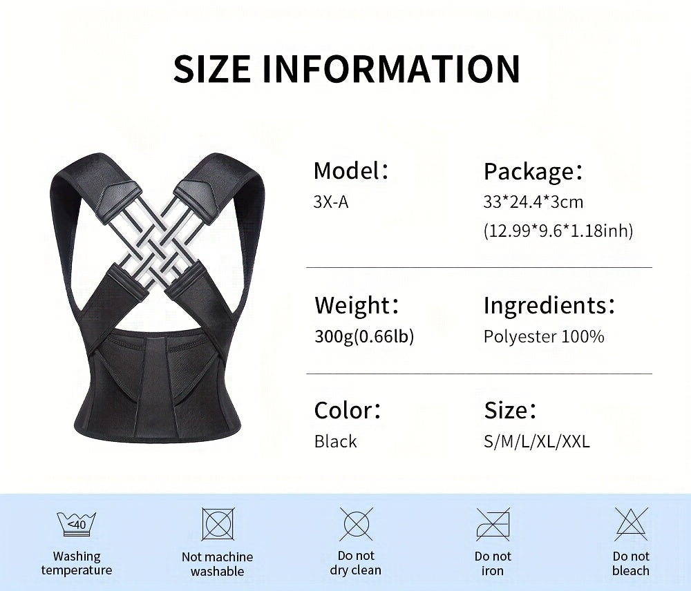 Adjustable Back and Shoulder Posture Corrector Unisex