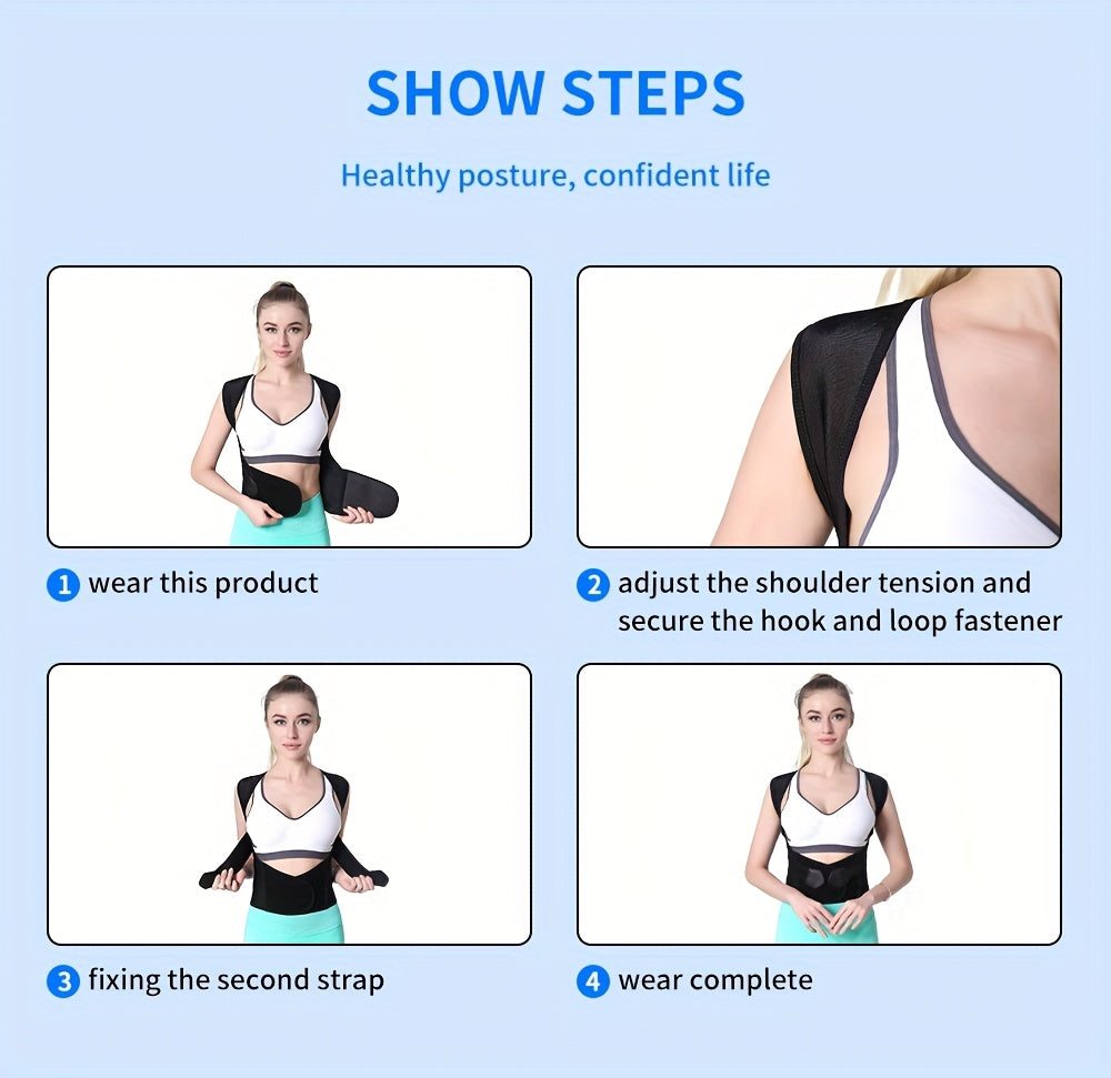 Adjustable Back and Shoulder Posture Corrector Unisex