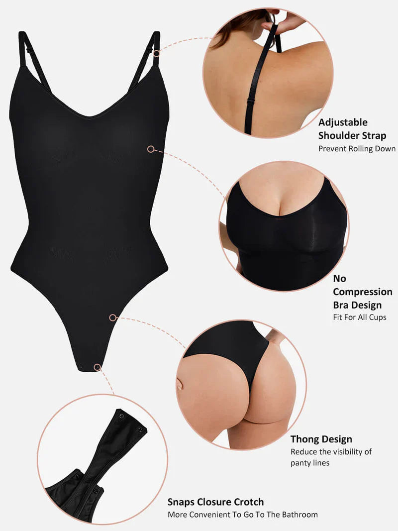 Padded Bra Thong Bodysuit